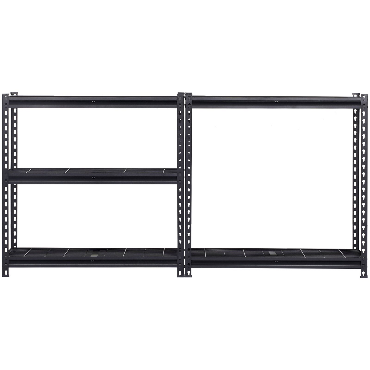 Start2Finish VEVOR 5-tier heavy-duty metal garage shelves, black, 16" D x 36" W x 72" H, adjustable industrial storage unit
