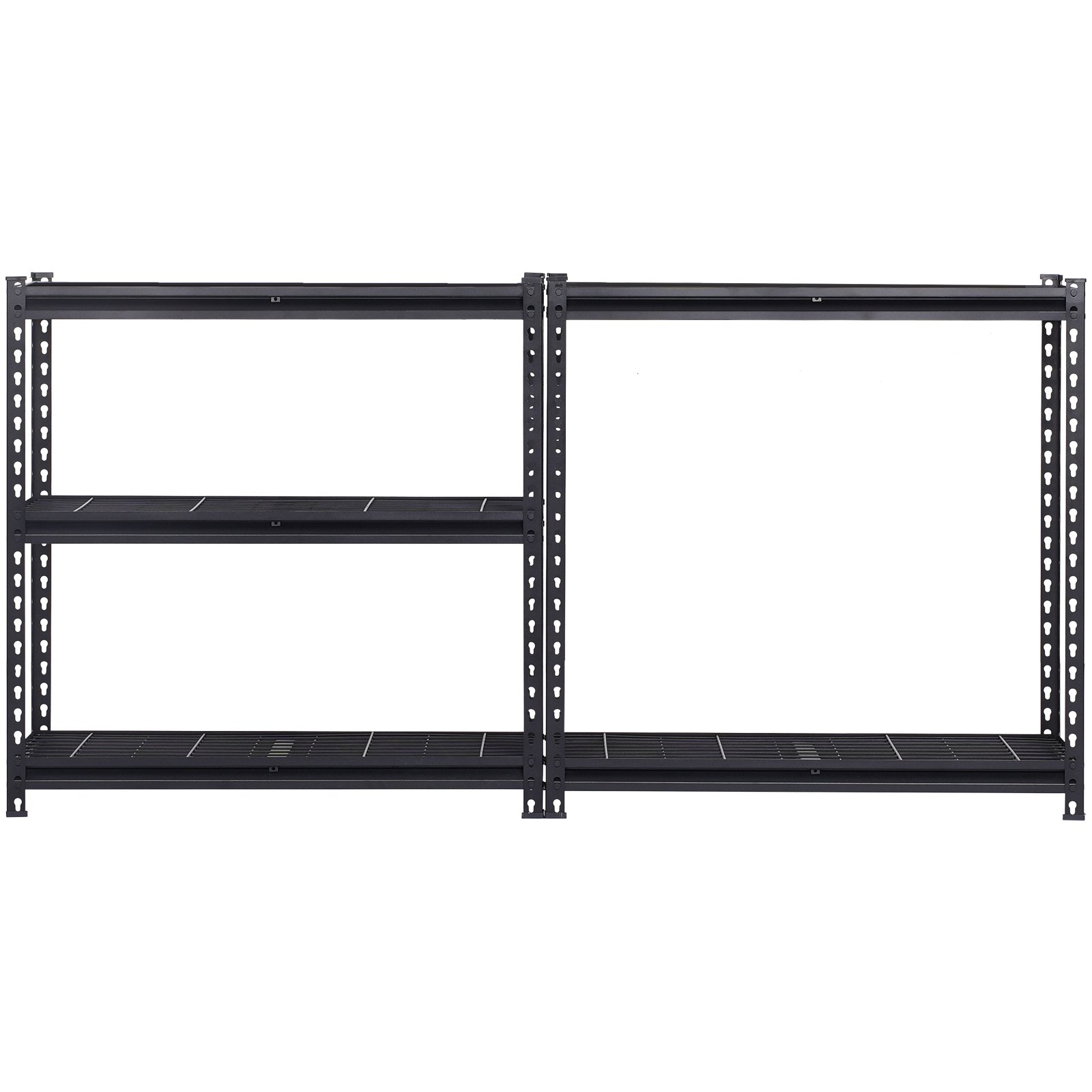 Start2Finish VEVOR 5-tier heavy-duty metal garage shelves, black, 16" D x 36" W x 72" H, adjustable industrial storage unit