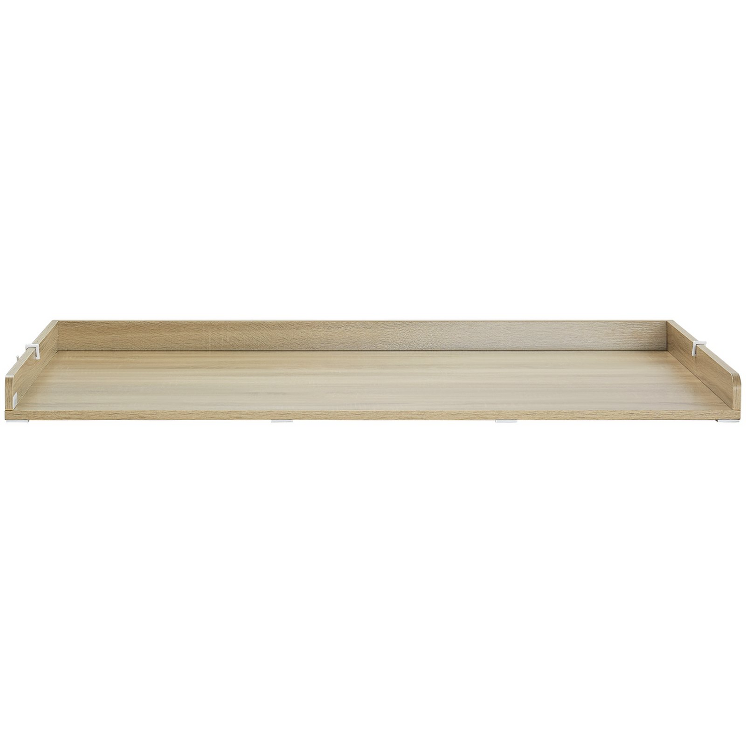Start2Finish VEVOR wooden washer dryer countertop in oak, water-resistant with anti-slip pads for laundry room organization.
