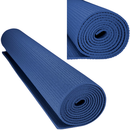 Black Lavender JupiterGear performance yoga mat with carrying straps, textured surface for grip and durability.