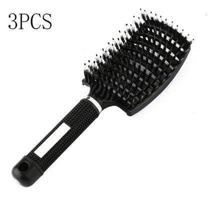 Anti-knot CJDropshipping hairbrush for women, detangling brush with ergonomic handle, suitable for smooth, tangle-free hair.