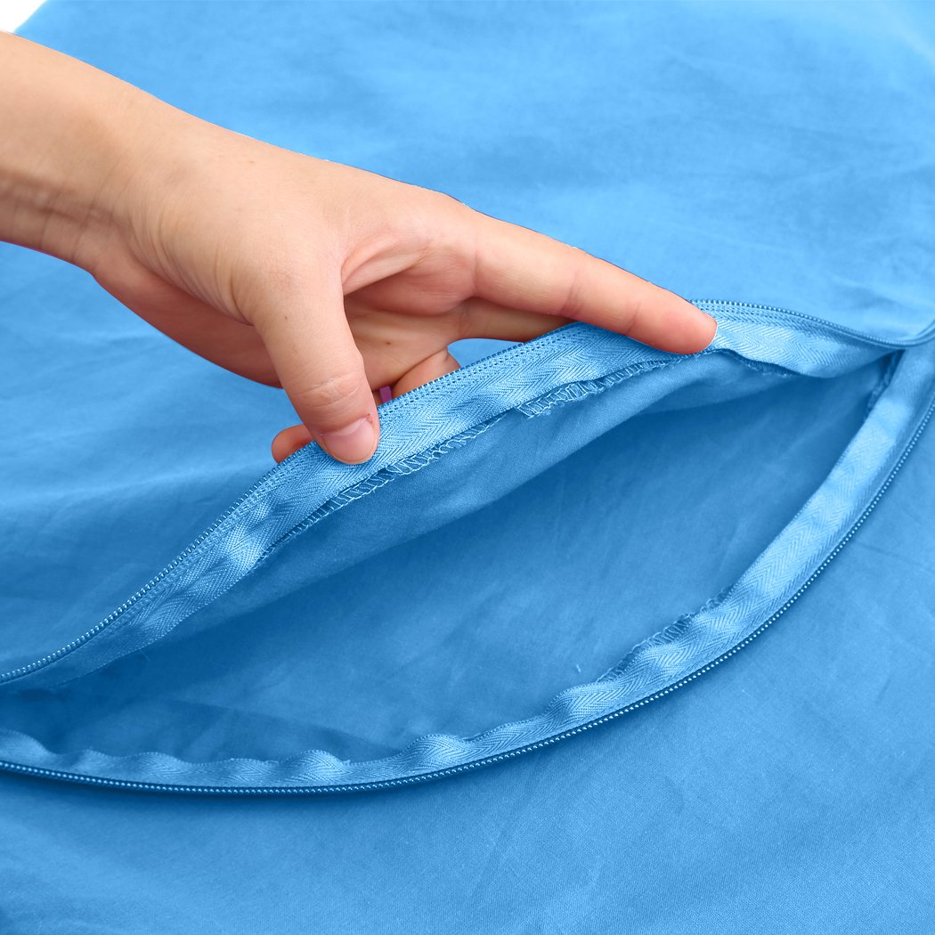 Ultramarine Dione maternity pregnancy pillow case for nursing and sleeping support, made of soft fabric, designed for comfort.