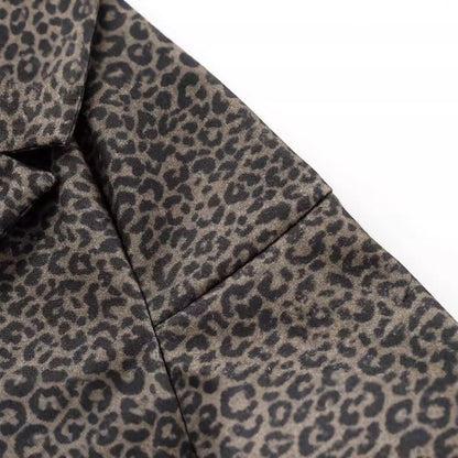 Carmine Juneberry leopard print statement coat from Haute Edition 25, stylish jackets and coats with bold animal pattern.