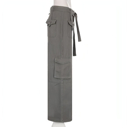 Carmine Juneberry vintage multi-pocket jeans for women with casual workwear style and functional pockets.