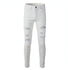Carmine Juneberry DenimDare™ street ripped stretch slim jeans for women, showcasing distressed denim with a slim fit and stylish design.