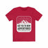 Plum Charlie Say Yes to New Adventures T-shirt featuring a casual fit and printed slogan on soft fabric.