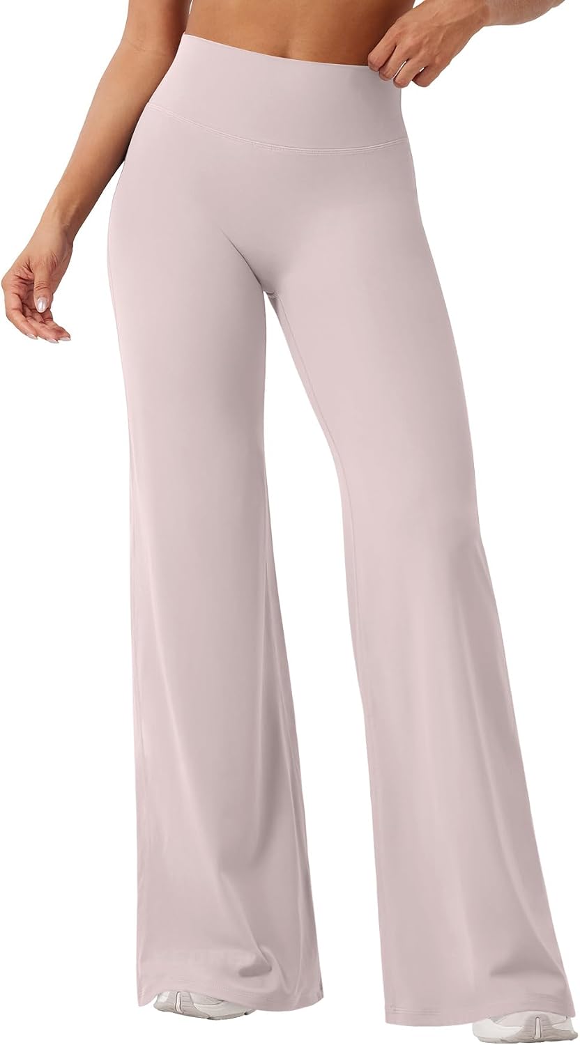 YEOREO Ease Workout Leggings Womens Straight Leggings Eddiy Gym Yoga Pants | 29"/31.5"/33"/35",No Front Seam,High Waist,Buttery,Booty Lifting,Wide Leg