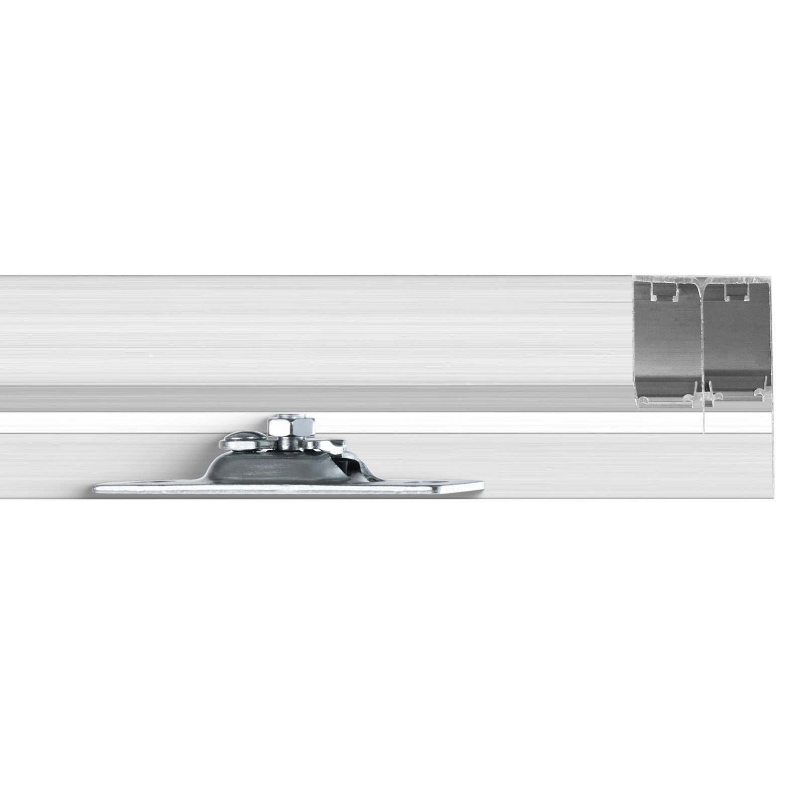 Start2Finish VEVOR 6ft heavy-duty bypass sliding door hardware kit for 2 doors, aluminum alloy closet door system for 1 3/8 to 1 3/4 inch thick doors.