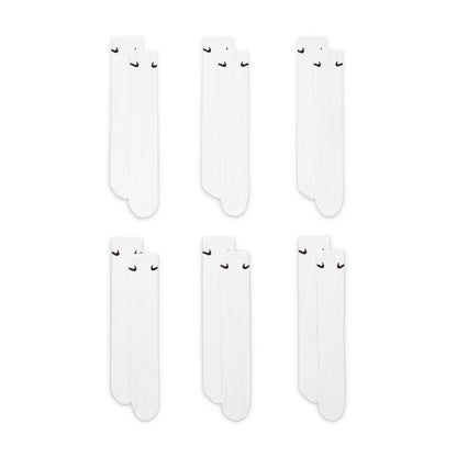 Nike Unisex Adult Everyday Cushioned Training Crew Socks (6-Pack) | Mens and Womens