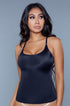 Brown Sooty 2007 Figure Hugged Top lingerie, form-fitting black underwear with lace detailing and sleek design.