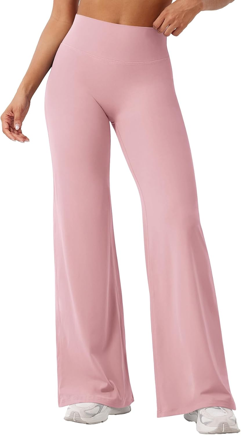 YEOREO Ease Workout Leggings Womens Straight Leggings Eddiy Gym Yoga Pants | 29"/31.5"/33"/35",No Front Seam,High Waist,Buttery,Booty Lifting,Wide Leg