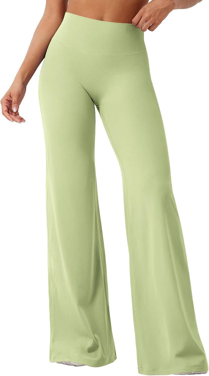 YEOREO Ease Workout Leggings Womens Straight Leggings Eddiy Gym Yoga Pants | 29"/31.5"/33"/35",No Front Seam,High Waist,Buttery,Booty Lifting,Wide Leg