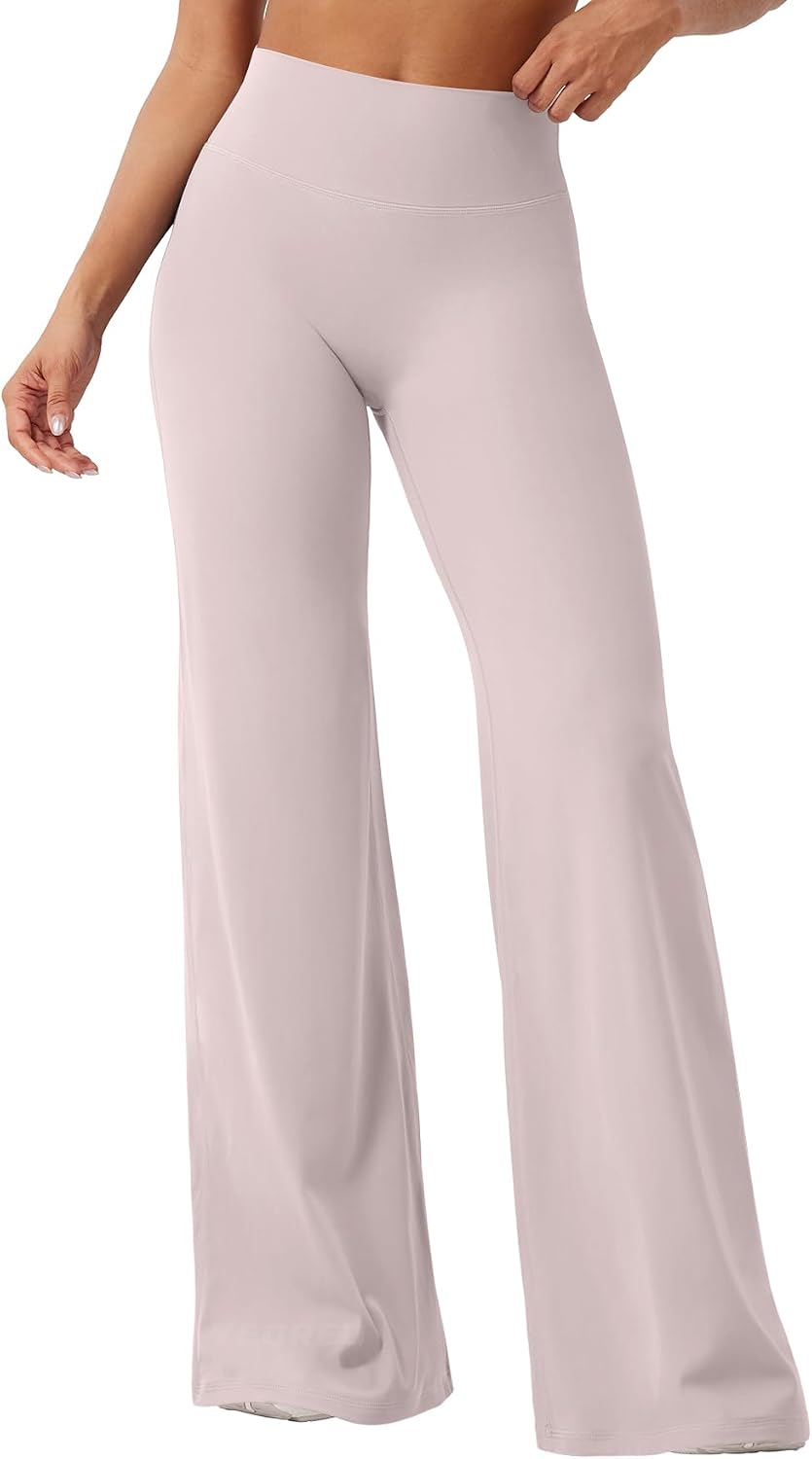 YEOREO Ease Workout Leggings Womens Straight Leggings Eddiy Gym Yoga Pants | 29"/31.5"/33"/35",No Front Seam,High Waist,Buttery,Booty Lifting,Wide Leg