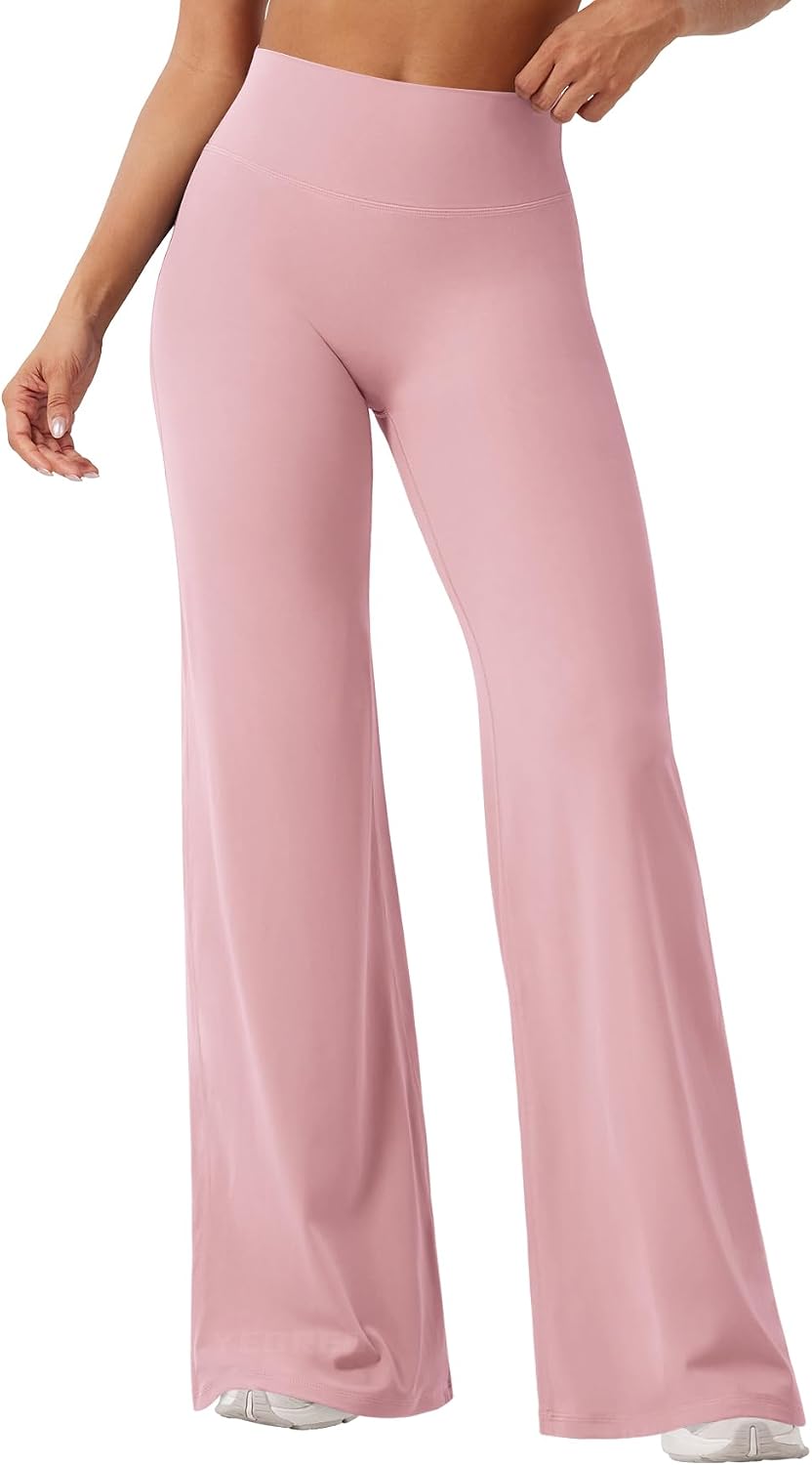 YEOREO Ease Workout Leggings Womens Straight Leggings Eddiy Gym Yoga Pants | 29"/31.5"/33"/35",No Front Seam,High Waist,Buttery,Booty Lifting,Wide Leg