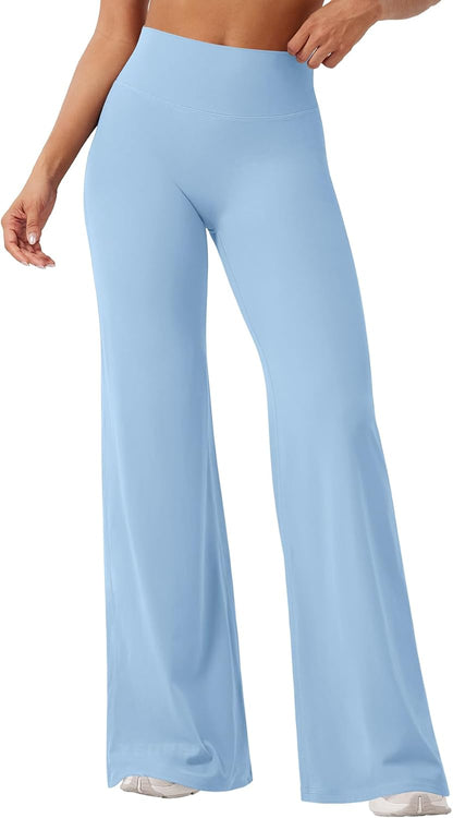 YEOREO Ease Workout Leggings Womens Straight Leggings Eddiy Gym Yoga Pants | 29"/31.5"/33"/35",No Front Seam,High Waist,Buttery,Booty Lifting,Wide Leg