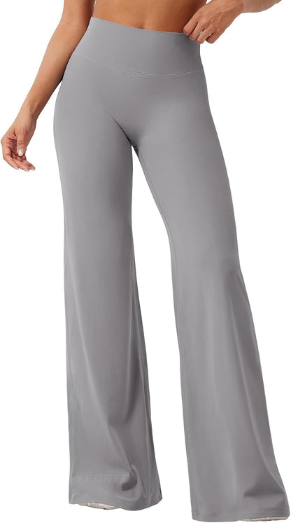 YEOREO Ease Workout Leggings Womens Straight Leggings Eddiy Gym Yoga Pants | 29"/31.5"/33"/35",No Front Seam,High Waist,Buttery,Booty Lifting,Wide Leg