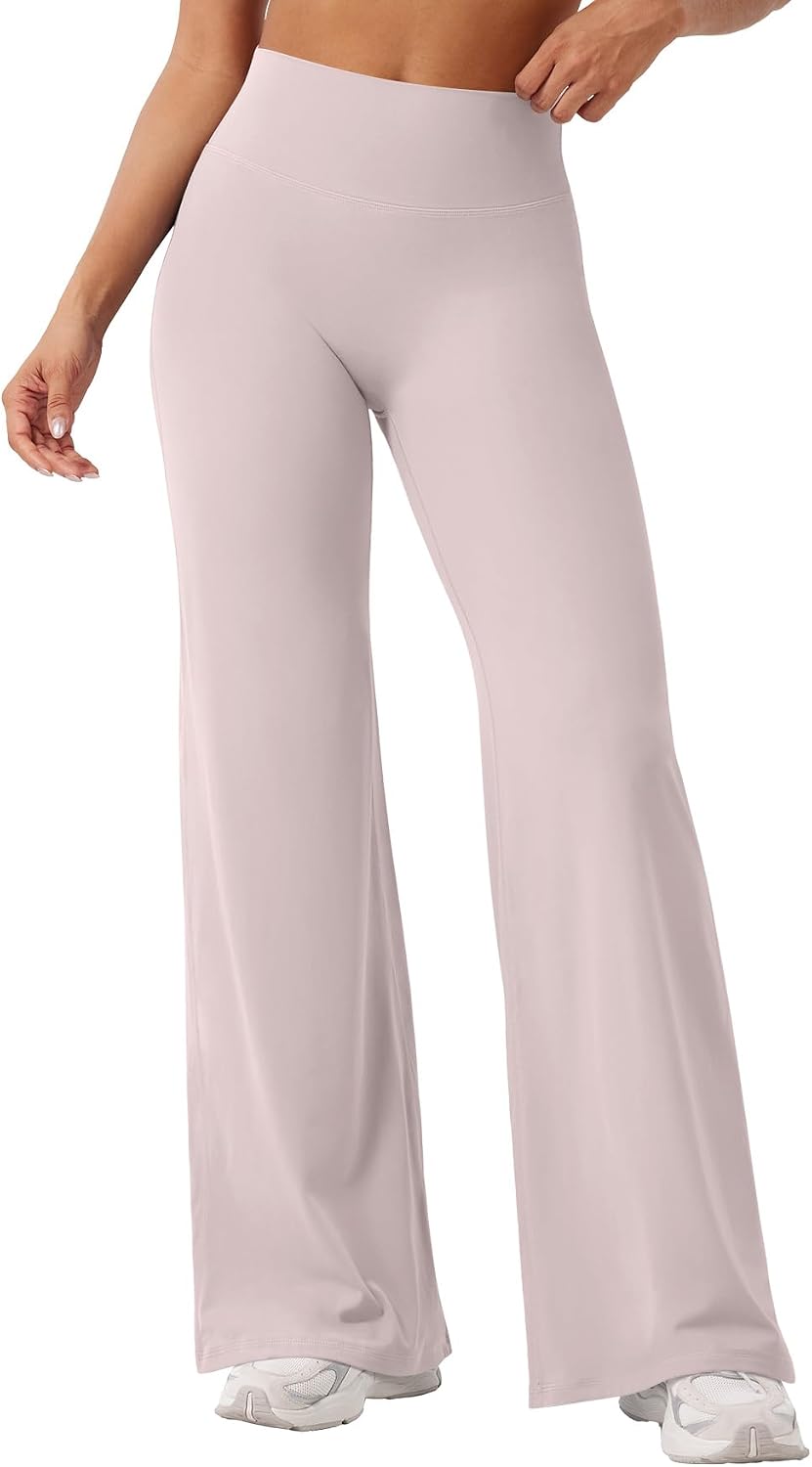 YEOREO Ease Workout Leggings Womens Straight Leggings Eddiy Gym Yoga Pants | 29"/31.5"/33"/35",No Front Seam,High Waist,Buttery,Booty Lifting,Wide Leg