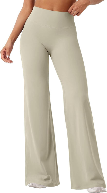 YEOREO Ease Workout Leggings Womens Straight Leggings Eddiy Gym Yoga Pants | 29"/31.5"/33"/35",No Front Seam,High Waist,Buttery,Booty Lifting,Wide Leg