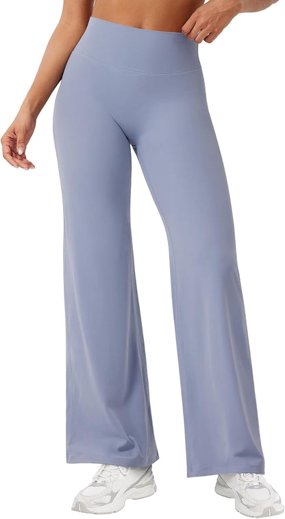 YEOREO Ease Workout Leggings Womens Straight Leggings Eddiy Gym Yoga Pants | 29"/31.5"/33"/35",No Front Seam,High Waist,Buttery,Booty Lifting,Wide Leg