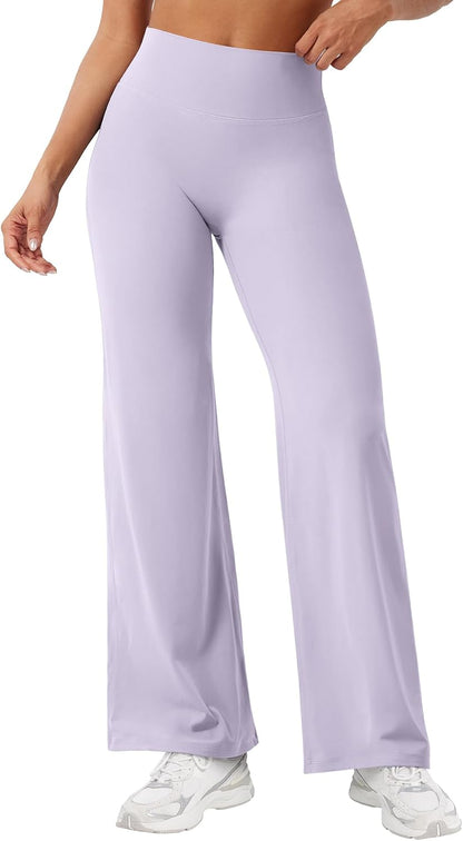 YEOREO Ease Workout Leggings Womens Straight Leggings Eddiy Gym Yoga Pants | 29"/31.5"/33"/35",No Front Seam,High Waist,Buttery,Booty Lifting,Wide Leg