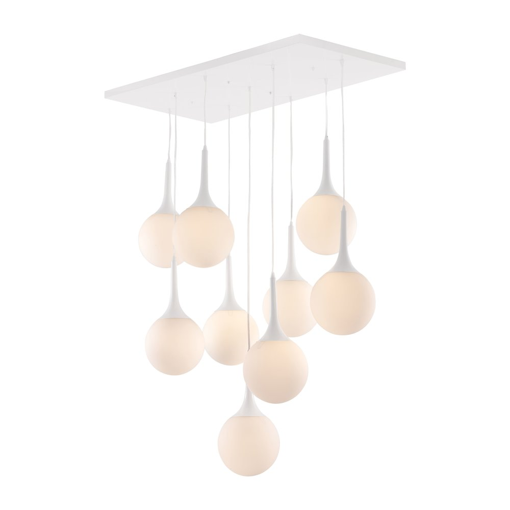 White Epsilon ceiling lamp by Start2Finish, modern lighting fixture with a sleek, circular design for contemporary interiors.