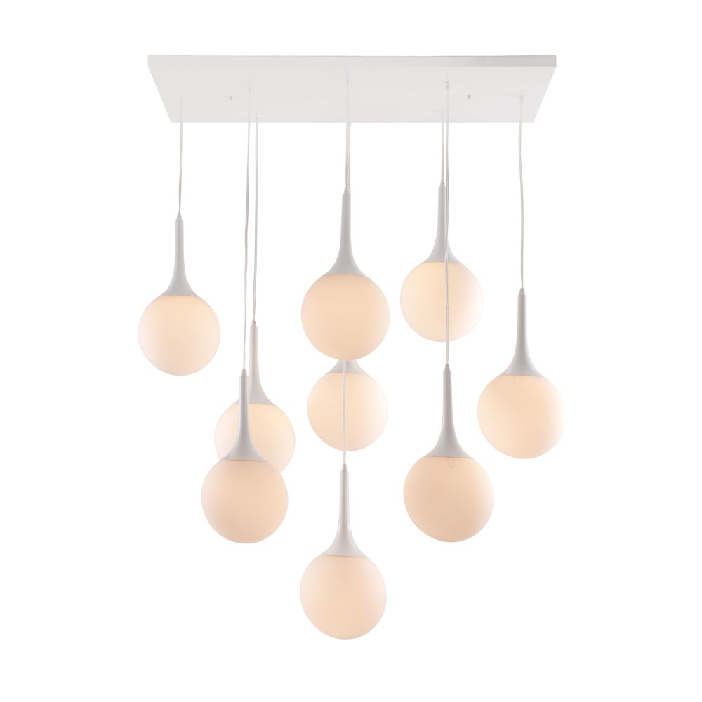 Start2Finish Epsilon Ceiling Lamp in white, modern lighting fixture with a sleek, minimalist design for ceiling illumination.