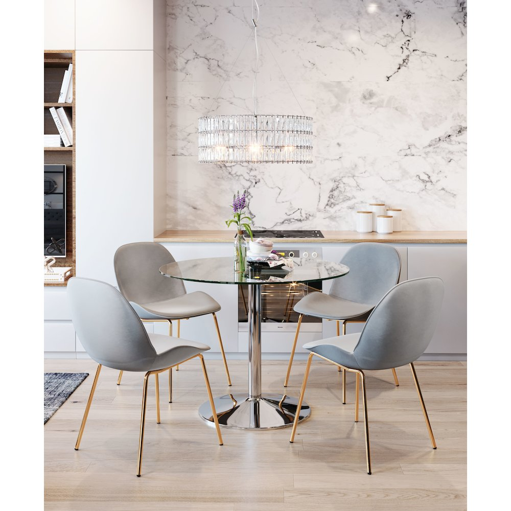 Chrome Jena Ceiling Lamp by Start2Finish featuring a modern lighting fixture with sleek, reflective chrome finish and stylish design.