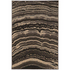 Start2Finish Masters Xylem brown and cream 5x7.6 rug with geometric pattern, showcasing soft woven texture and stylish design.