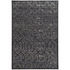 Blue and grey Hi Lo Trellis rug in 8x10 size by Start2Finish, showcasing its geometric pattern and textured weave.