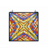 Start2Finish PRIME Tiffany-glass window panel, 24-inch home decor with colorful stained glass design, showcasing intricate craftsmanship.