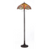 Start2Finish Anisoptera Purity Tiffany-style 3-light dragonfly floor lamp with 18-inch stained glass shade, elegant lighting fixture.