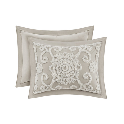 Start2Finish cotton comforter mini bedding set with soft, breathable fabric and matching pillow shams in a cozy bedroom setting.