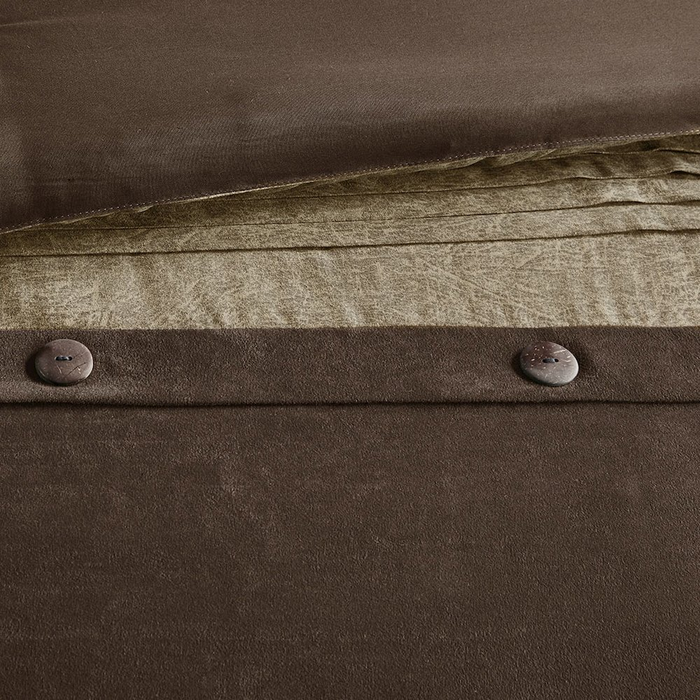 Start2Finish 7-piece faux suede bedding comforter set with plush, soft fabric in neutral tones, including comforter and matching pillow shams.