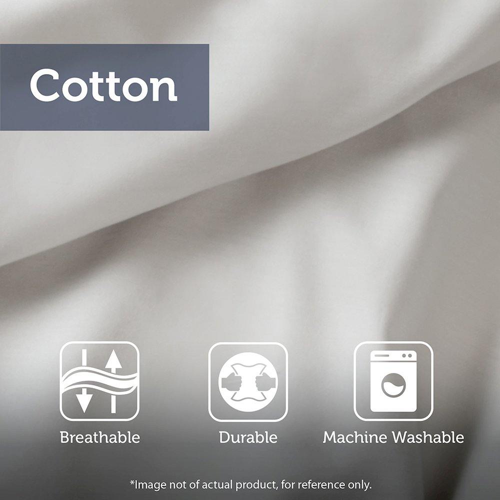 Start2Finish 3-piece tufted cotton chenille medallion comforter set with decorative pillows in a cozy bedroom display.
