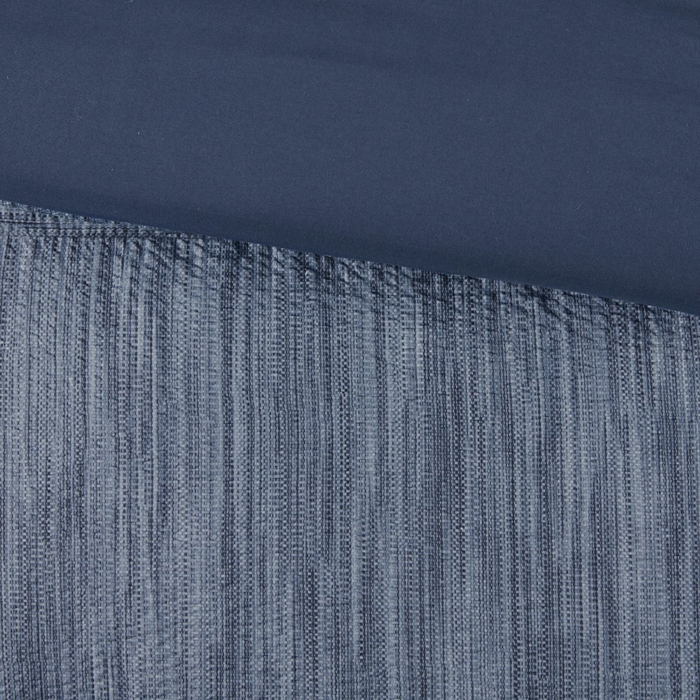 7-piece printed seersucker bedding comforter set by Start2Finish with colorful striped pattern on soft fabric.