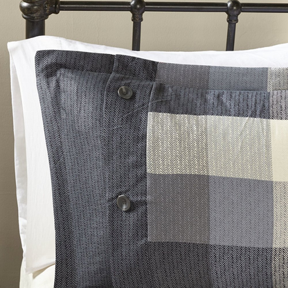 Start2Finish 7-piece herringbone comforter bedding set with matching pillow shams in a modern, stylish design.
