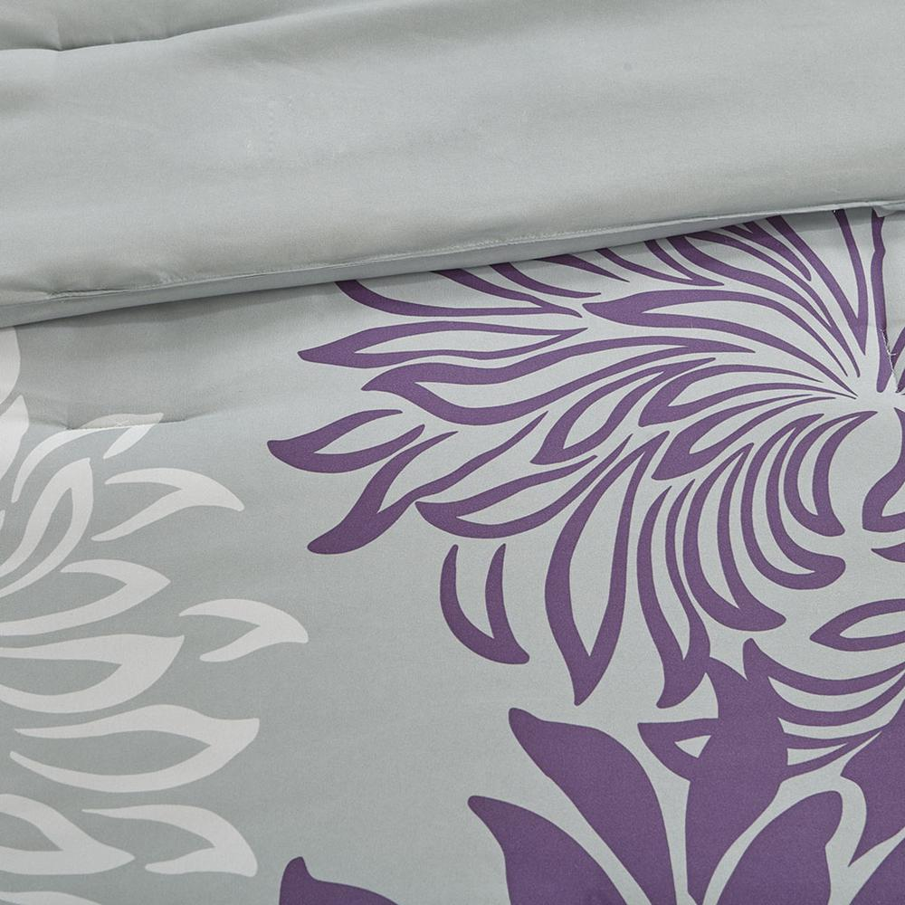 Start2Finish 7-piece comforter set with matching cotton bed sheets, shown with soft, cozy bedding and decorative pillows.