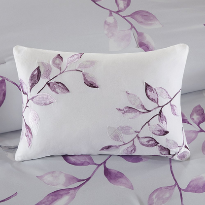 Start2Finish 9-piece comforter set with cotton bed sheets, featuring a cozy, patterned comforter and matching pillowcases on a bed.