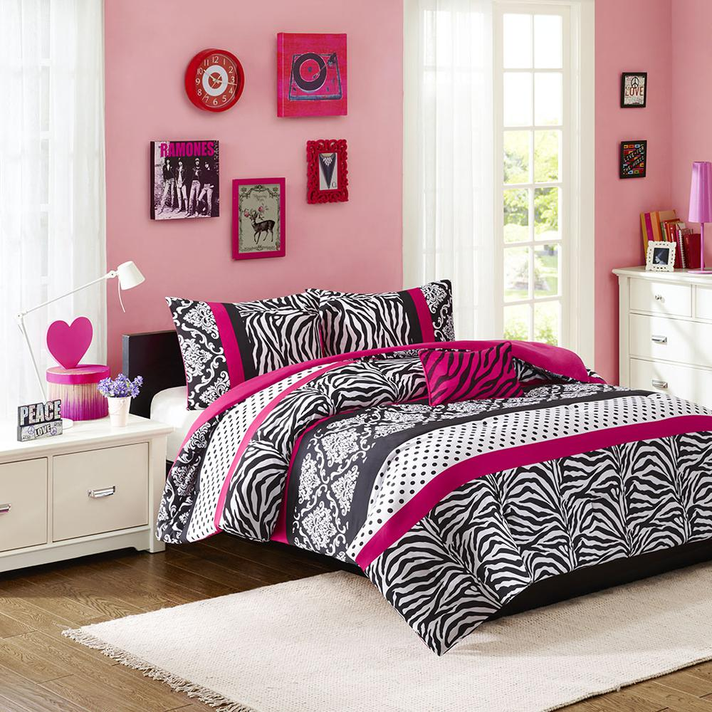 Start2Finish Reagan pink comforter set for bedding, featuring a soft pink design with cozy, stylish bedding for a bedroom upgrade.