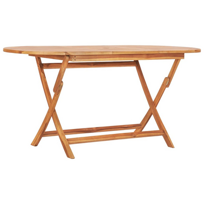 Natural teak garden table and chairs set, outdoor furniture by Start2Finish, featuring a sturdy table and comfortable seating.