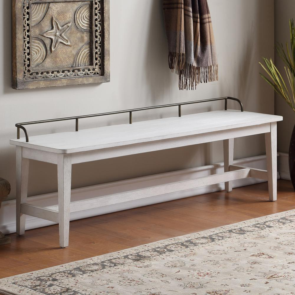 Start2Finish Pendleton dining bench with wooden legs and cushioned seat, ideal for kitchen or dining room seating.