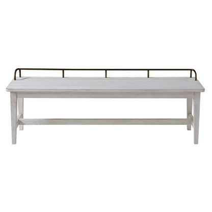 Start2Finish Pendleton dining bench with wooden legs and upholstered seat, ideal for kitchen or dining room seating.