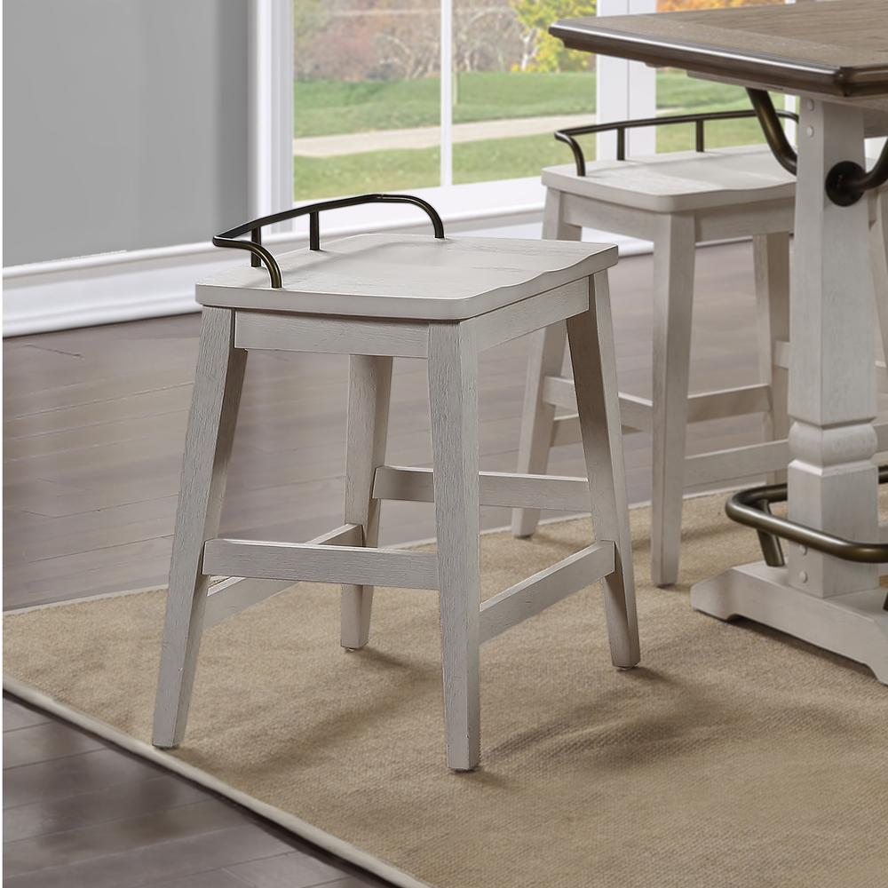 Start2Finish Pendleton counter stool with wooden legs and fabric upholstery, showcasing a stylish and comfortable seating option.