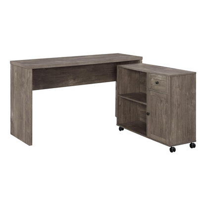 Start2Finish Waverly Work Station in Scottish Alder finish, modern office furniture with clean lines and spacious tabletop.