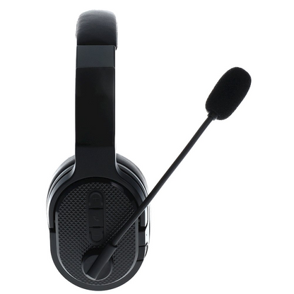 Start2Finish wireless Bluetooth noise-canceling trucker headset in mono and stereo, with over-ear design and microphone for calls