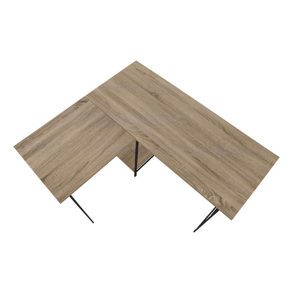 Start2Finish L-shaped computer desk with corner design and storage shelves, ideal for home office workspace.