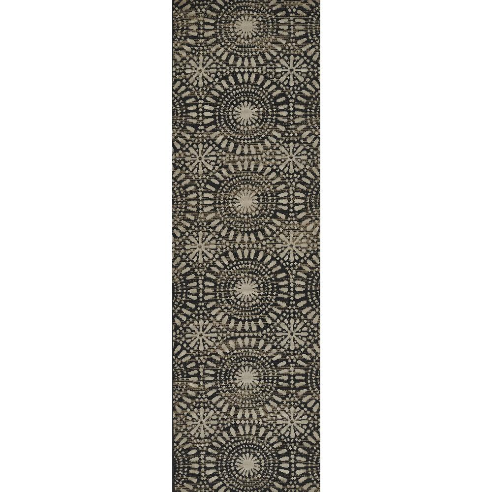 Start2Finish transitional rectangle area rug in neutral tones, 5&