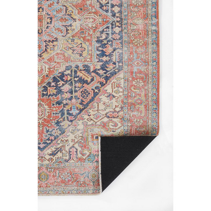 Navy traditional runner area rug by Start2Finish, 2&