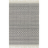 Contemporary black rectangle area rug from Start2Finish, 5 by 8 feet, with a modern design and plush texture.