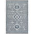 Start2Finish contemporary rectangle area rug in blue, 7&